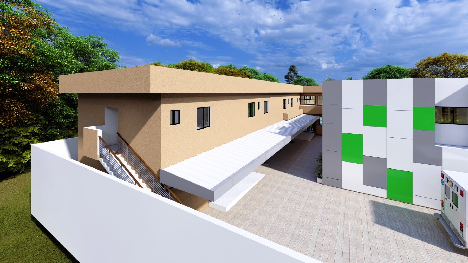 Polyclinique Kennedy, projet réalisé par Groupe K.Y.M Design